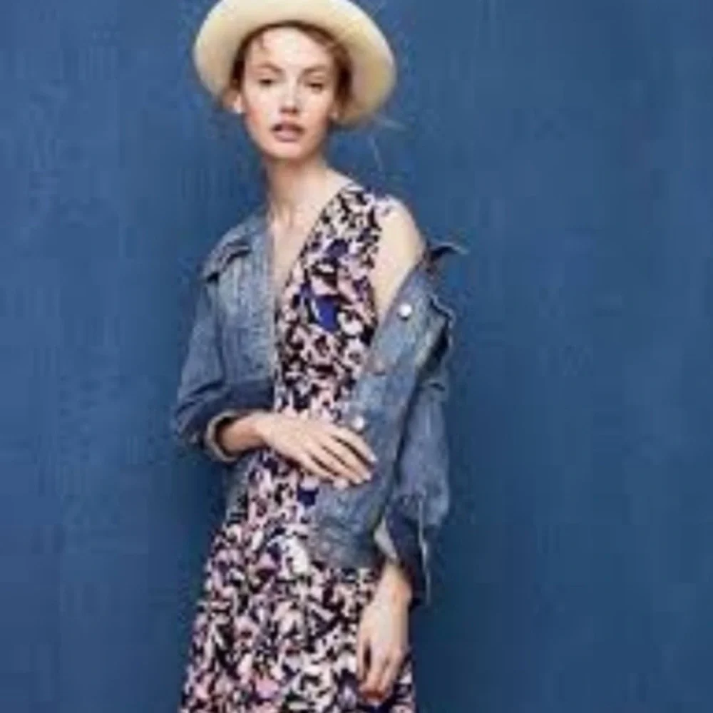 J. Crew Silk Hibiscus Print Dress NWT